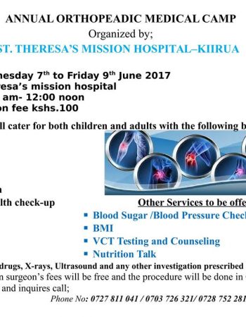 St Theresa Mission Hospital Kiirua