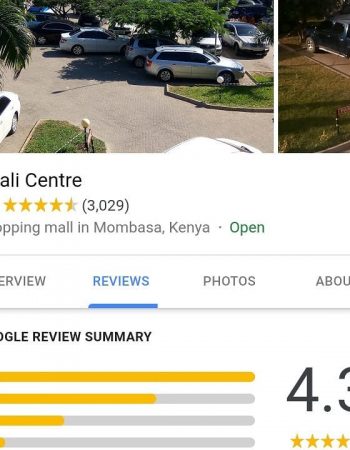 Nyali Centre – Shops, Supermarket, Restaurants