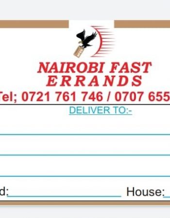 Nairobi Courier Fast Errands Services Company